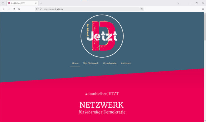 Screenshot d-jetzt.eu