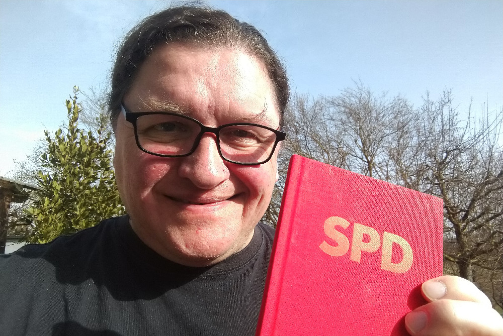 Oswald Prucker mit SPD-Parteibuch